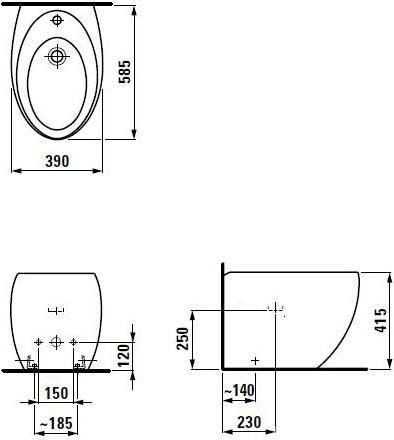   Laufen Alessi One 8.3297.1.400.304.1