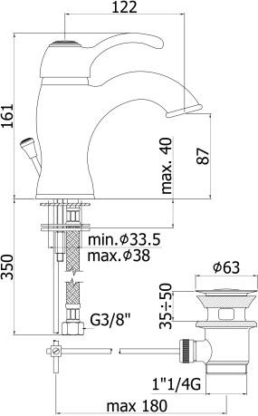  Paffoni Flavia FA075CR  