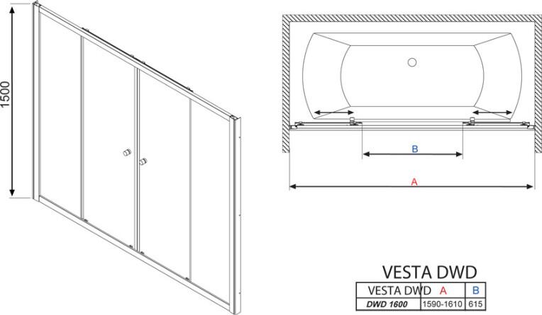    Radaway Vesta DWD 160  