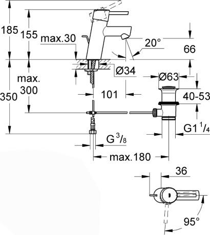  Grohe Concetto 2338010E  