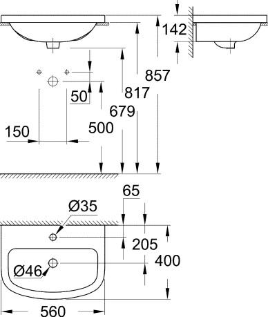  Grohe Bau Ceramic 39422000