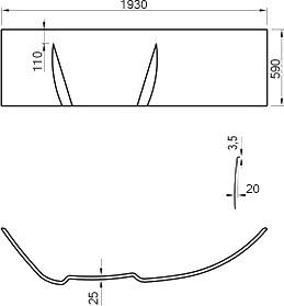  Ravak Asymmetric 160 R  