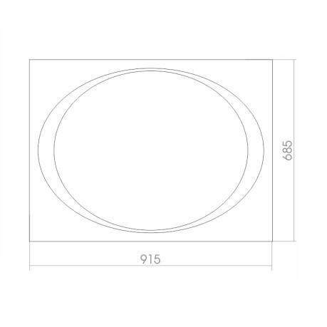  Azario  915*685, Led-,  