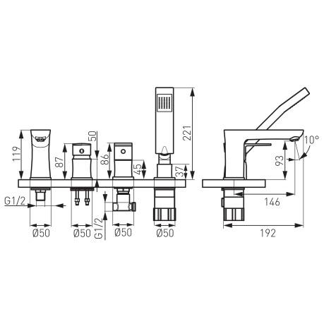     Ferro Algeo Square BAQ11A 