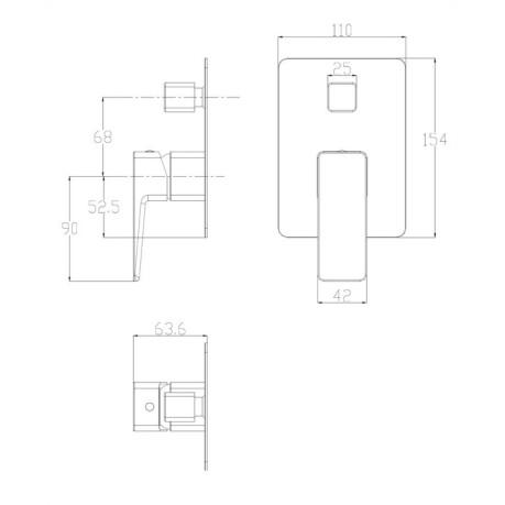      Omnires Parma PM7435CRB (/)