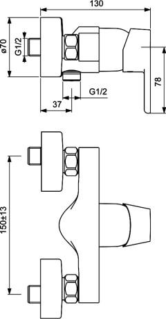  Ideal Standard Vito B0411AA  