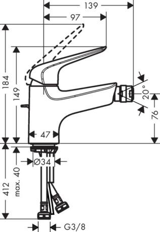  Hansgrohe Novus 71142000  