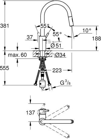  Grohe Concetto 31483002   