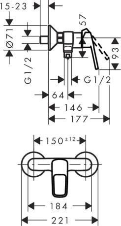  Hansgrohe Logis loop 71247000  