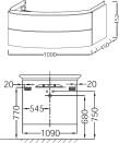    Jacob Delafon Presquile 130  , 2  EB1105-N21