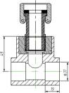  Kalde 3222-tut-321a00 321 1/4"   